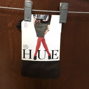 Hue Super Opaque Tights Size 3